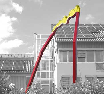 Skulptur E-Werk Herxheim